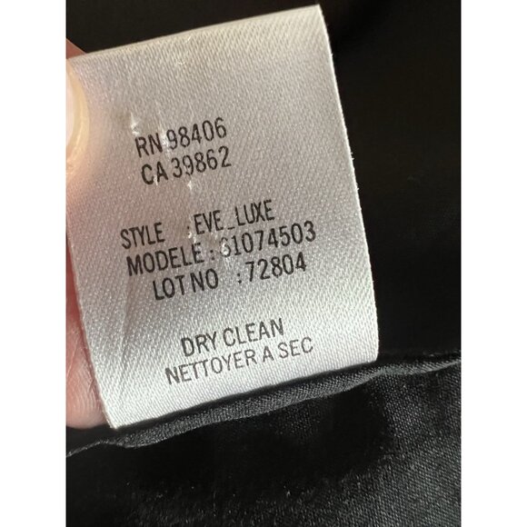 THEORY black sleeveless Ruffle neck victorian office top L vintage Y2K - Picture 9 of 9